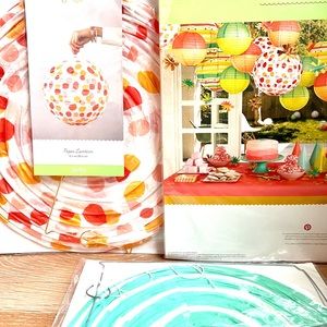 NWT Joy Cho paper lanterns decor set of 3 target